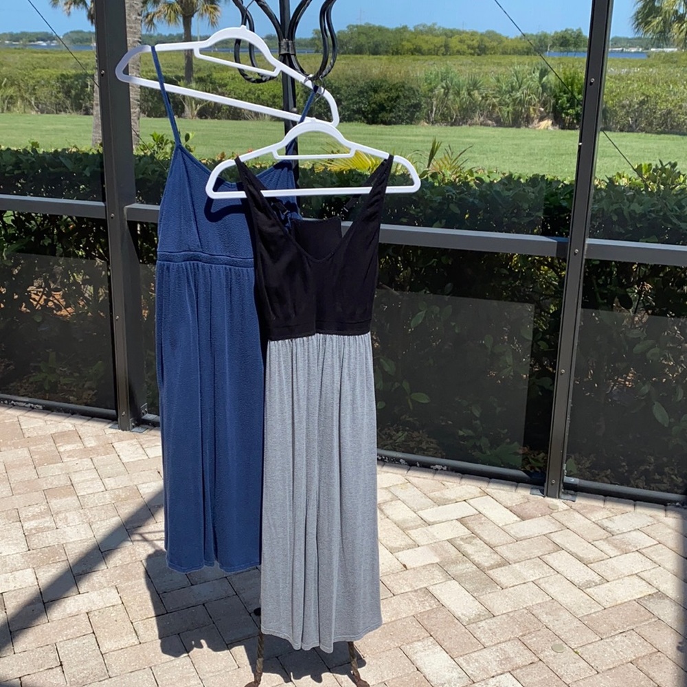 Set of 2 comfy dresses. Great for PJ or swim cover
